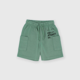 Jersey bermuda for boy, green Jersey bermuda for boy, green