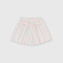 Baumwoll-Shorts für Mädchen, weiss. Baumwoll-Shorts für Mädchen, weiss.