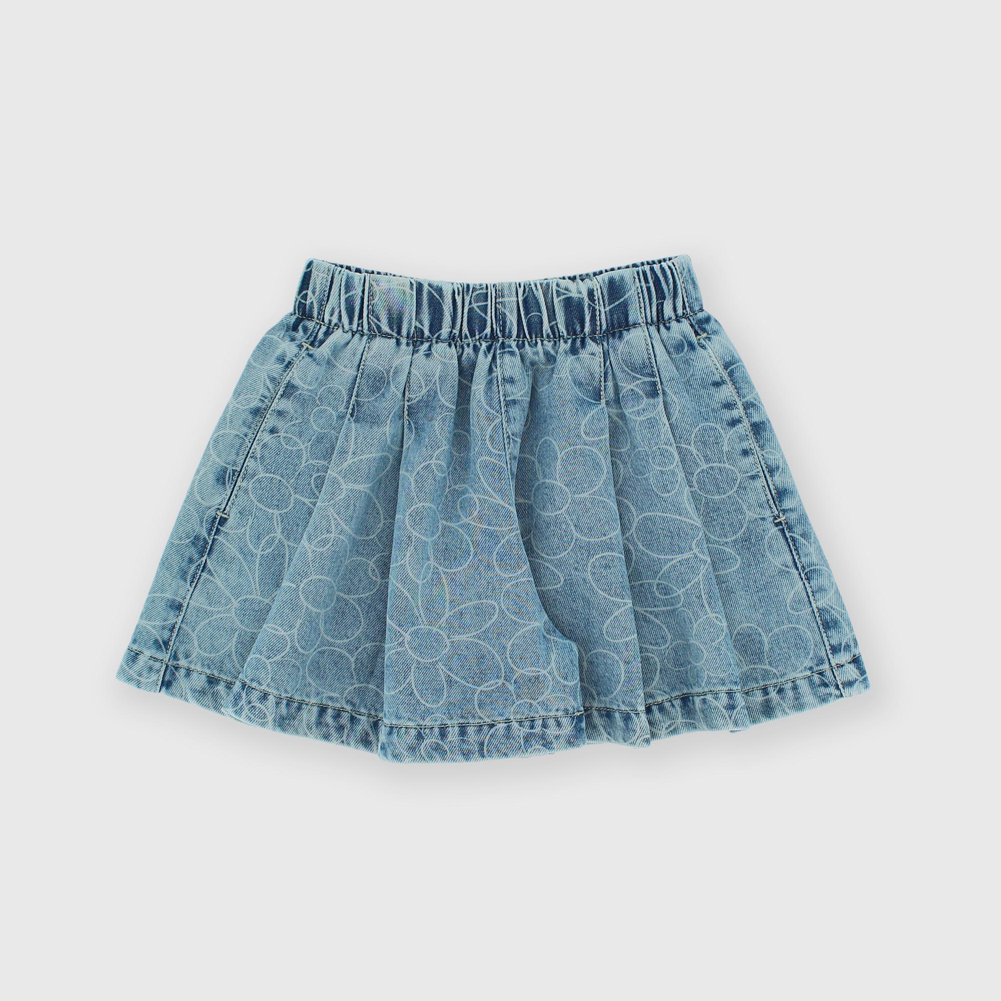 Shorts en jeans  fille, bleu