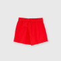 Shorts in cotone da bambina, rosso Shorts in cotone da bambina, rosso