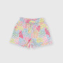 Girl's seersucker shorts, white Girl's seersucker shorts, white