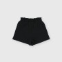 Girl's seersucker shorts, black Girl's seersucker shorts, black