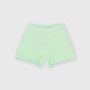 Pantalone cortos canalé para niña, verde Pantalone cortos canalé para niña, verde