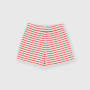 Pantalones cortos canalé para niña, rojo Pantalones cortos canalé para niña, rojo