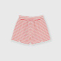 Pantalones cortos canalé para niña, rojo Pantalones cortos canalé para niña, rojo