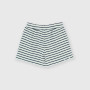 Girl's ribbed shorts, blue Girl's ribbed shorts, blue