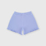 Girl's ribbed shorts, violet Girl's ribbed shorts, violet