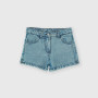 Pantalón vaquero corto para niña, azul Pantalón vaquero corto para niña, azul