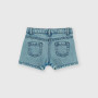 Pantalón vaquero corto para niña, azul Pantalón vaquero corto para niña, azul