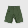 Popline bermuda for boy, green Popline bermuda for boy, green