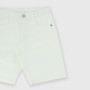 Gabardine bermuda for boy, white Gabardine bermuda for boy, white