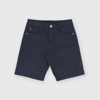 Gabardine bermuda for boy, blue Gabardine bermuda for boy, blue