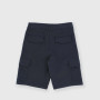 Bermuda en gabardine garcon, bleu Bermuda en gabardine garcon, bleu