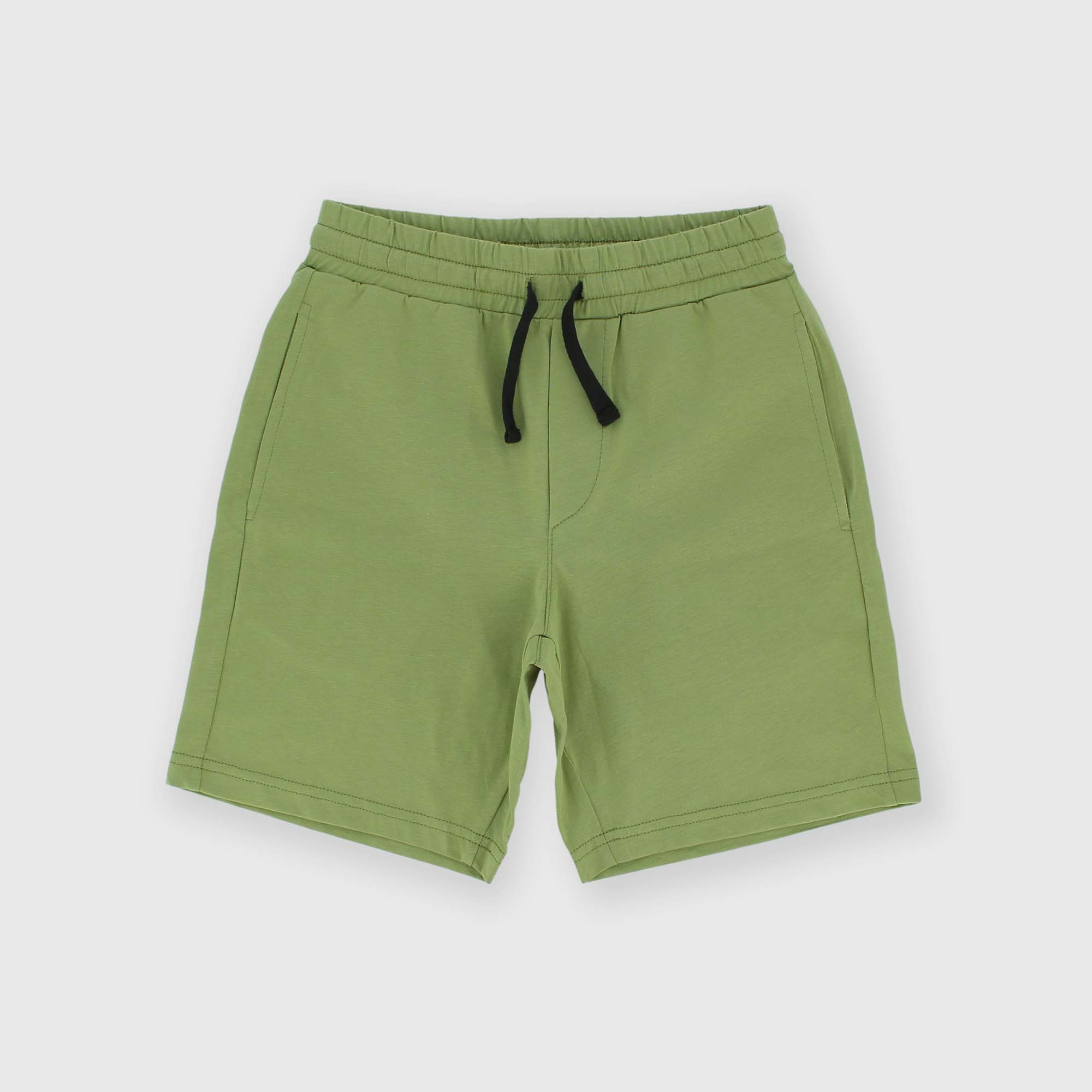 Jersey bermuda for boy, green