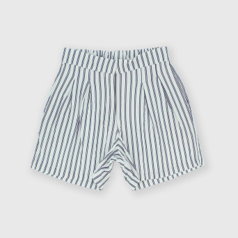 Pantalones cortos de algodón para niña, azul Pantalones cortos de algodón para niña, azul