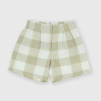 Shorts en coton fille, vert Shorts en coton fille, vert