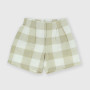 Pantalones cortos de algodón para niña, verde Pantalones cortos de algodón para niña, verde
