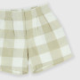 Pantalones cortos de algodón para niña, verde Pantalones cortos de algodón para niña, verde