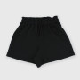 Girl's seersucker shorts, black Girl's seersucker shorts, black