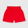 Pantalón corto de tejido Jersey para niña, rojo Pantalón corto de tejido Jersey para niña, rojo