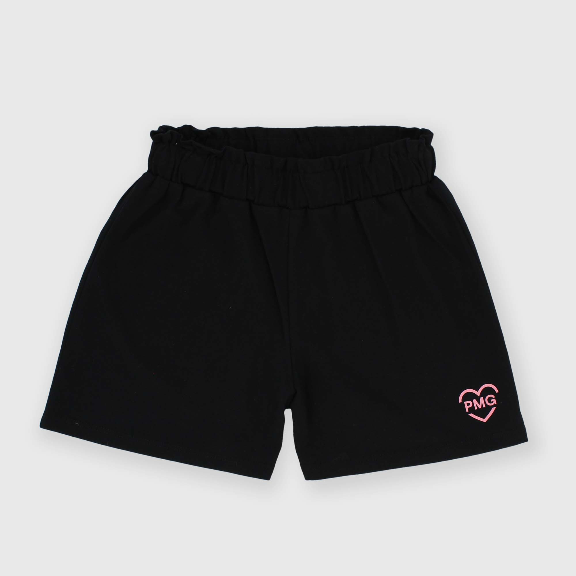Primigi Shorts in jersey da bambina, nero, Taglia 7