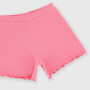 Girl's ribbed shorts, pink Girl's ribbed shorts, pink