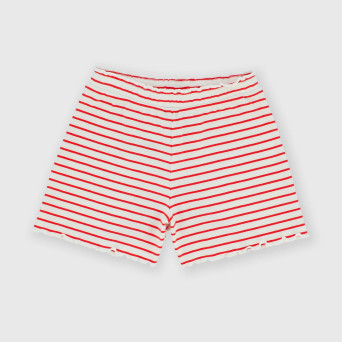 Shorts côtelé  fille, rouge Shorts côtelé  fille, rouge