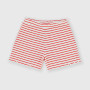 Pantalones cortos canalé para niña, rojo Pantalones cortos canalé para niña, rojo