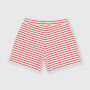 Pantalones cortos canalé para niña, rojo Pantalones cortos canalé para niña, rojo