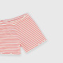 Pantalones cortos canalé para niña, rojo Pantalones cortos canalé para niña, rojo