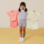Shorts in costina da bambina, viola Shorts in costina da bambina, viola