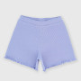 Girl's ribbed shorts, violet Girl's ribbed shorts, violet