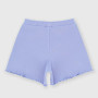 Girl's ribbed shorts, violet Girl's ribbed shorts, violet