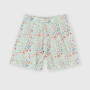 Pantalón corto de viscosa para niña, blanco Pantalón corto de viscosa para niña, blanco
