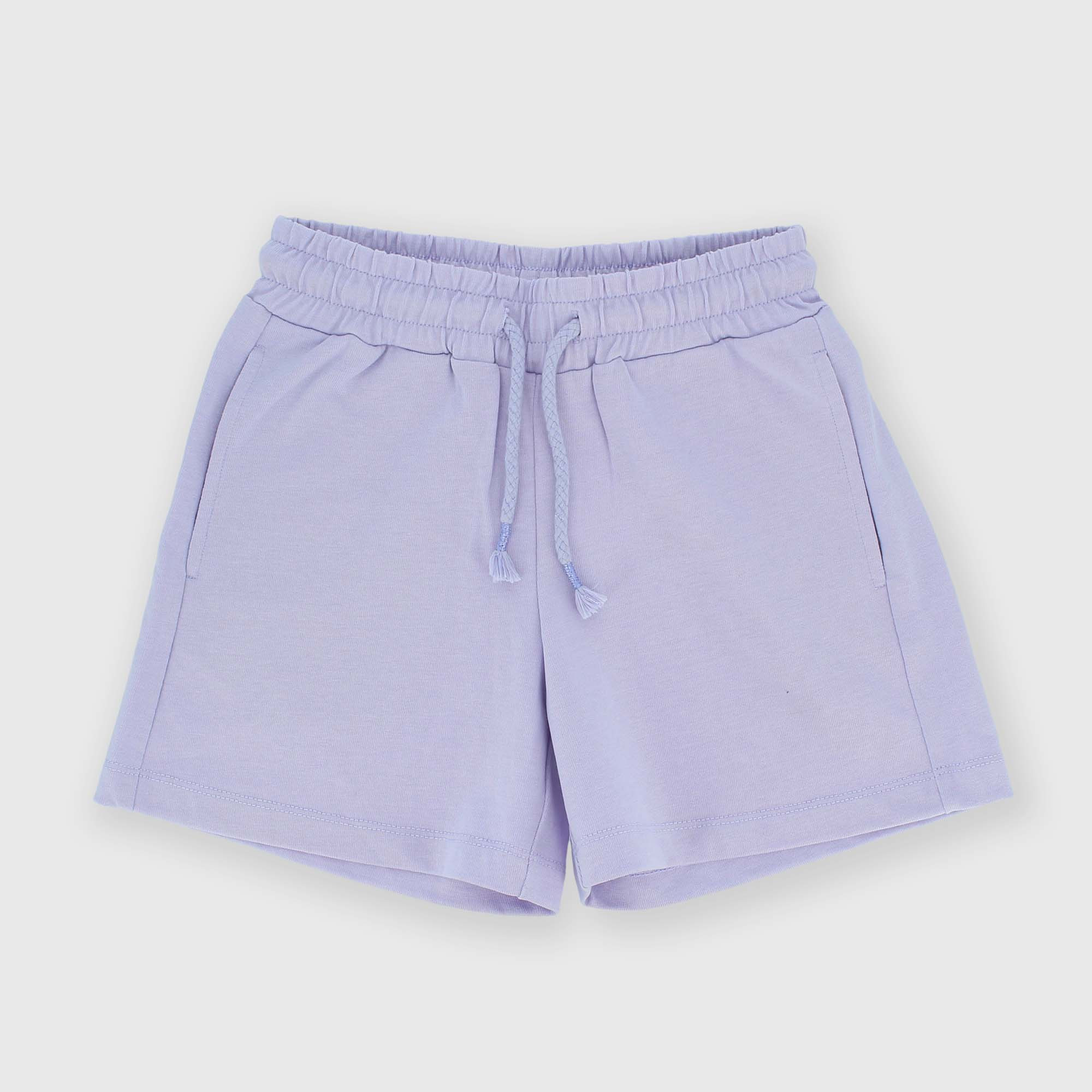 Girl's heavy-Jersey shorts, violet