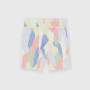 Pantalón ciclista de tejido técnico para niña, multicolor Pantalón ciclista de tejido técnico para niña, multicolor