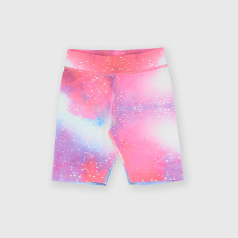 Cycliste en tissu technique fille, blanc Cycliste en tissu technique fille, blanc