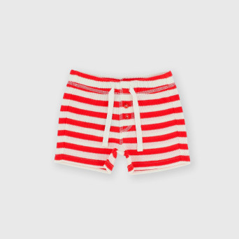 Newborn Jersey bermuda, red Newborn Jersey bermuda, red