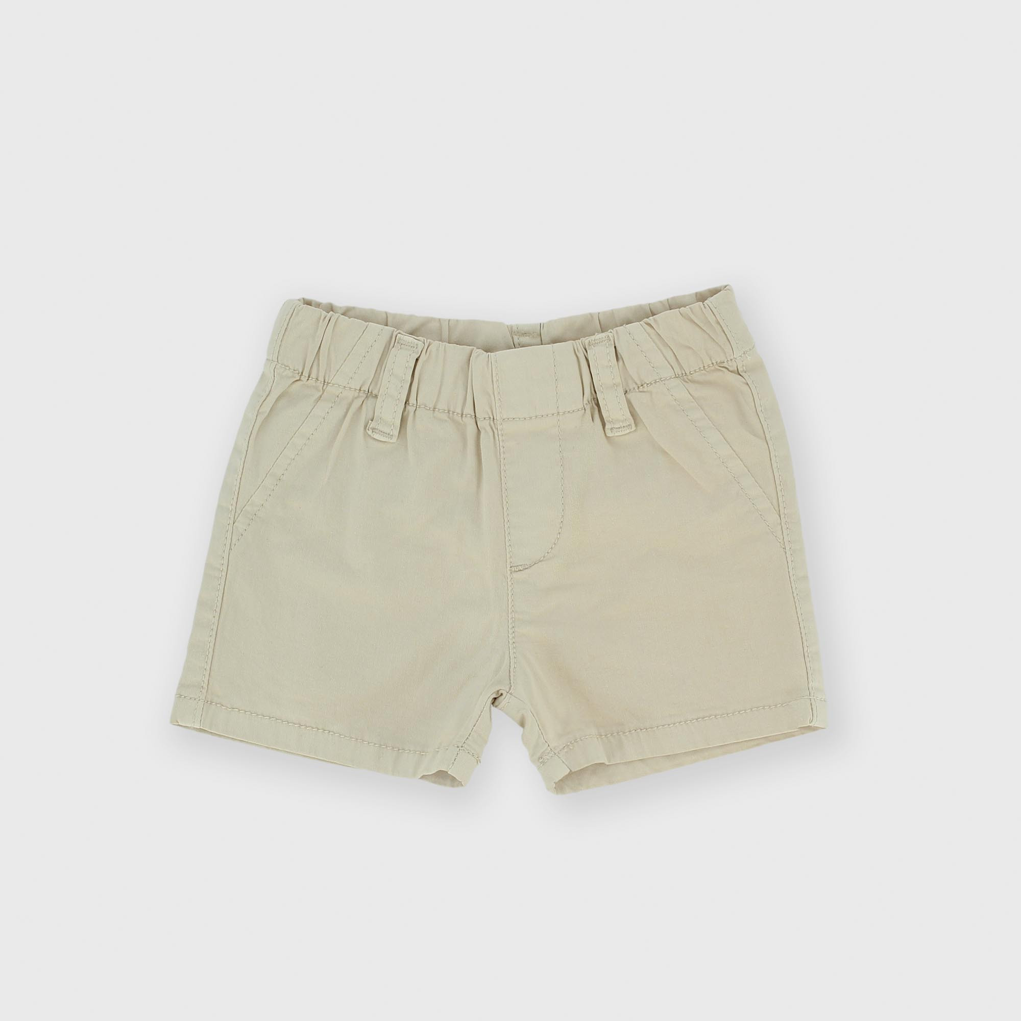 Newborn gabardine trousers, beige