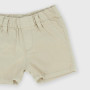 ШОРТЫ ИЗ ГАБАРДИНА ДЛЯ НОВОРОЖДЕННОГО, БЕЖЕВЫЙ ШОРТЫ ИЗ ГАБАРДИНА ДЛЯ НОВОРОЖДЕННОГО, БЕЖЕВЫЙ