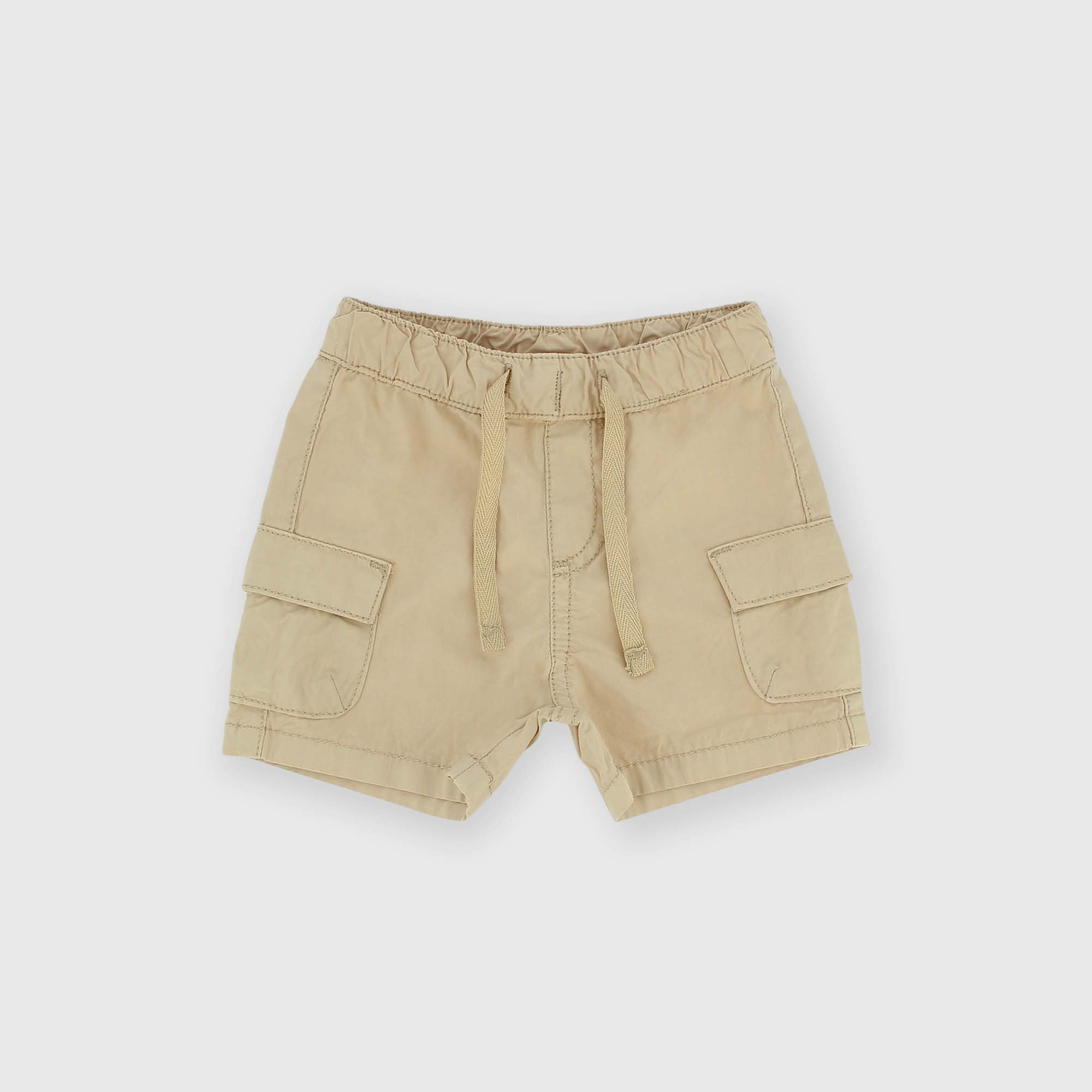 Newborn popeline trousers, beige