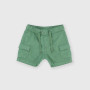 Newborn popeline trousers, green Newborn popeline trousers, green