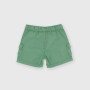 Newborn popeline trousers, green Newborn popeline trousers, green