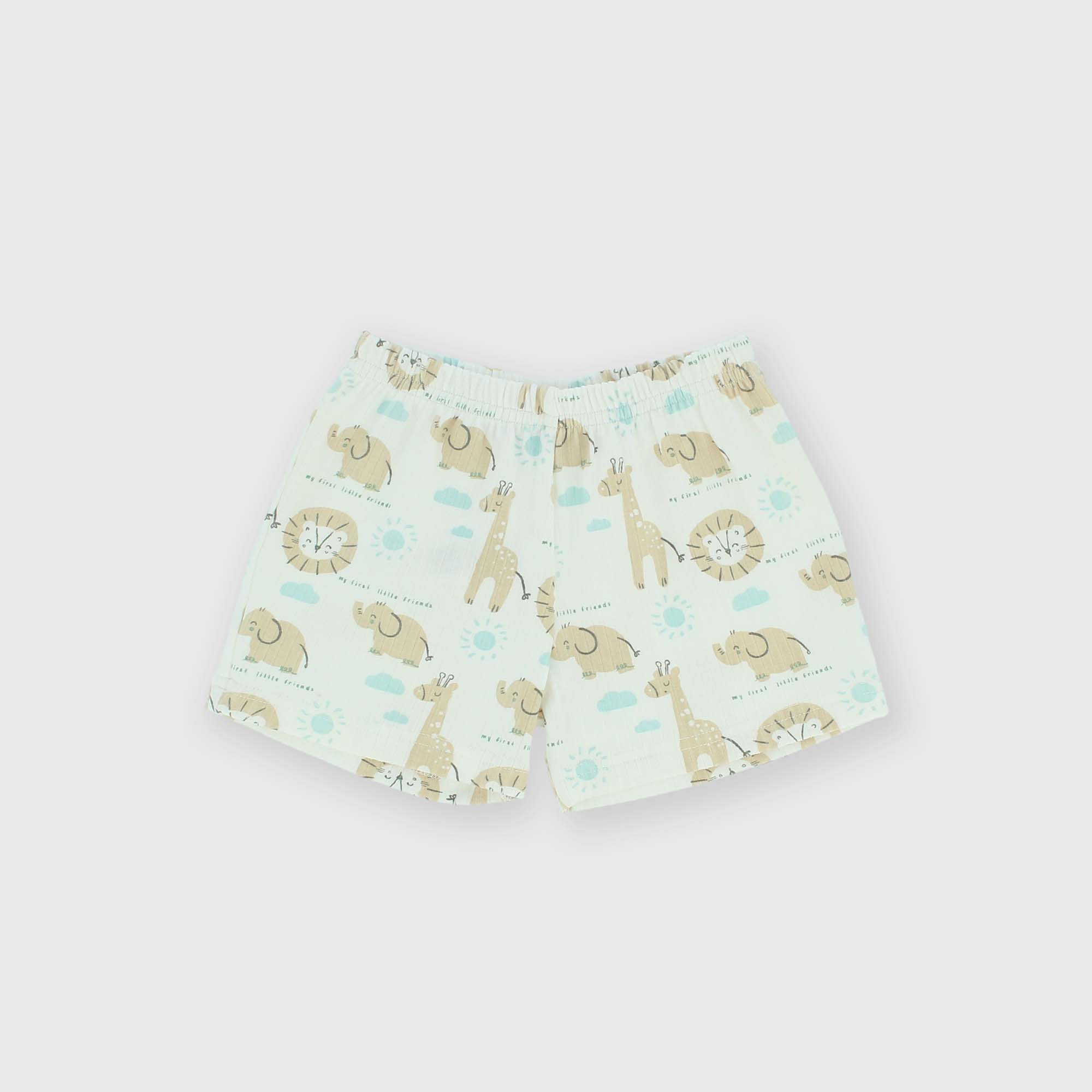Primigi Pantaloncino in costina da neonato, bianco, Taglia 3M
