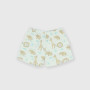 Pantalón corto canalé para bebé niño, blanco Pantalón corto canalé para bebé niño, blanco