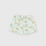 Pantalón corto canalé para bebé niño, blanco Pantalón corto canalé para bebé niño, blanco