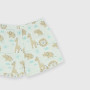 Pantalón corto canalé para bebé niño, blanco Pantalón corto canalé para bebé niño, blanco