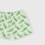 Pantalón corto canalé para bebé niño, blanco Pantalón corto canalé para bebé niño, blanco