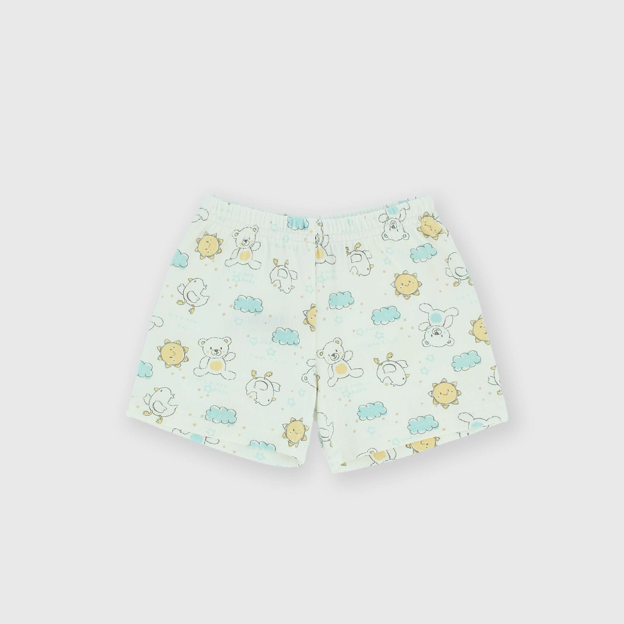 Primigi Pantaloncino in costina da unisex, bianco, Taglia 9M