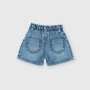 Pantalón corto vaquero para bebé niña, azul Pantalón corto vaquero para bebé niña, azul